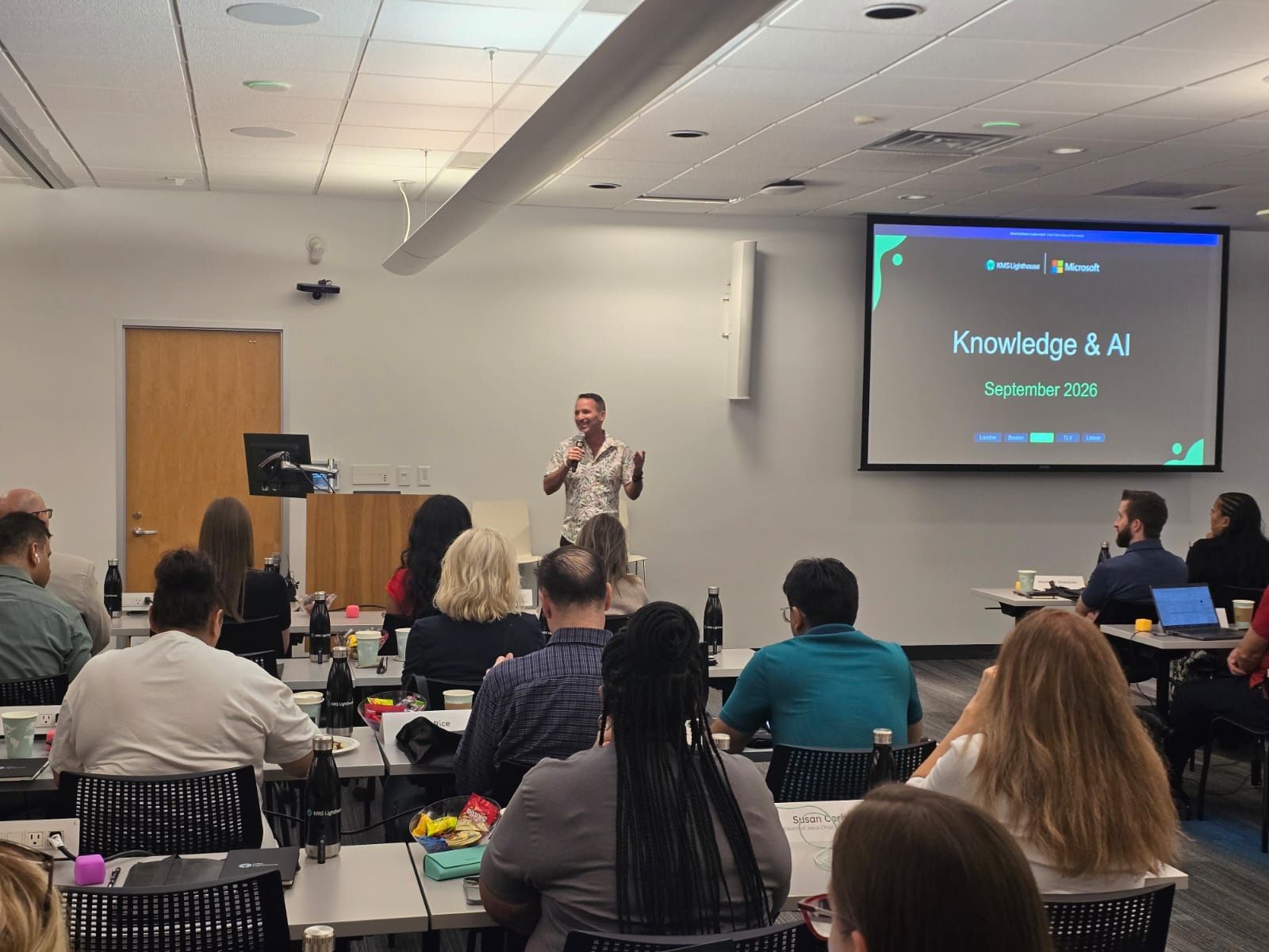 Knowledge & AI Conference at the Microsoft Technology Center in Dallas