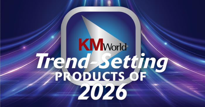 KMWorld Trend-Setting Products of 2026
